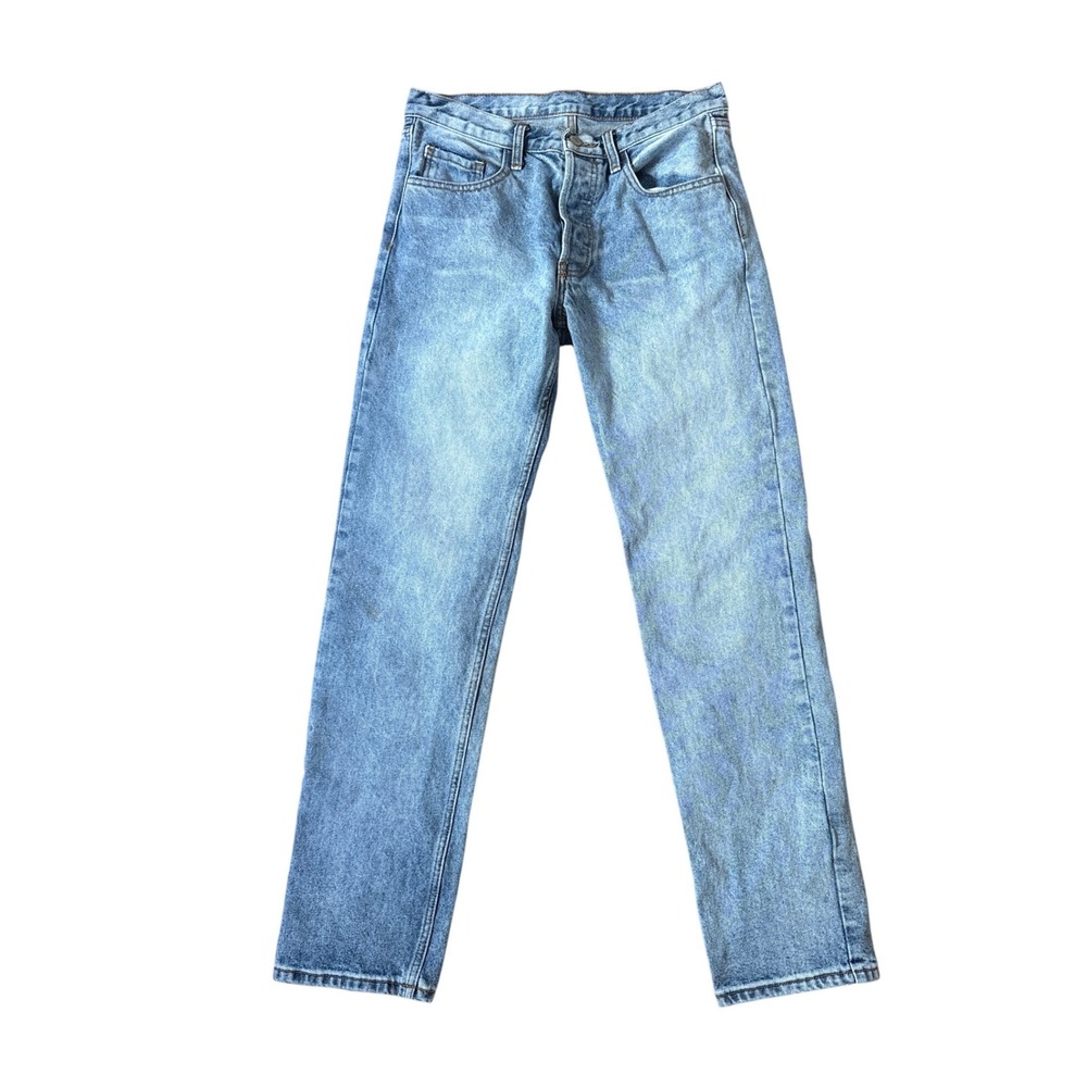 J.GALT Straight Leg Jeans Women Medium Wash Blue Vintage Style SIZE M